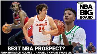 2024 NBA Draft Prospects: Ranking DaRon Holmes II, PJ Hall and Kwame Evans Jr.