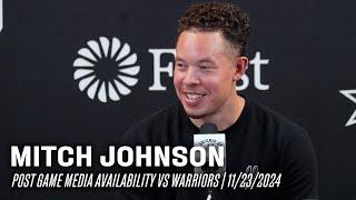 Mitch Johnson's Postgame vs Golden State Warriors | 11.23.2024