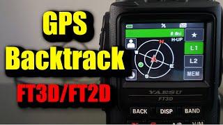 How to use the FT3D Backtrack GPS Function / FT2D