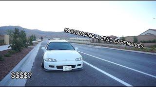 HOW MUCH DOES IT COST TO STANCE A HONDA CIVIC??