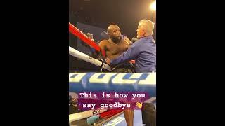 He got hit back to goodbye #shorts #boxing