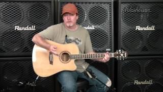 Washburn WD10CE Acoustic-Electric Guitar Video Demo