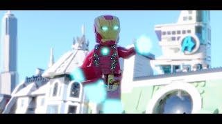 Iron Man but in LEGO | Blender Animation