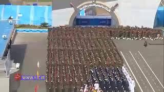 IRAN military parade 2018  رژه ی ارتش جمهوری اسلامی در مقابل آقای خامنه ای ، دانشجویان نیروی دریایی