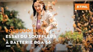 Essai du souffleur à batterie BGA 56