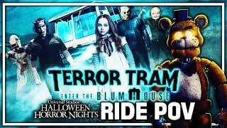 Terror Tram: Enter the Blumhouse - Universal Hollywood Halloween Horror Nights 2024