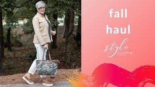 a mini fall haul with Talbots | style over 50