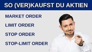 ORDERTYPEN einfach erklärt | PRAXISBEISPIELE von Limit-, Market-, Stop-, Stop-Limit-Order 