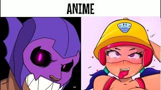 Anime vs Reddit (Brawl Stars) ( the Rock reaction meme )
