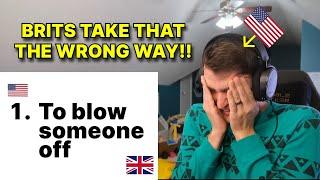 American reacts to 7 Things Not To Say in England if You're American