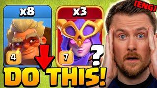 SUPER WITCH DRUID after the NERF are INSANE with this TRICK (Clash of Clans)