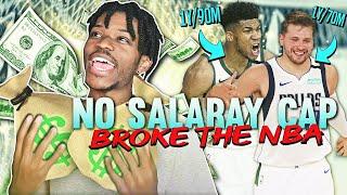 i turned the salary cap off in nba 2k21 next-gen and it got crazy...