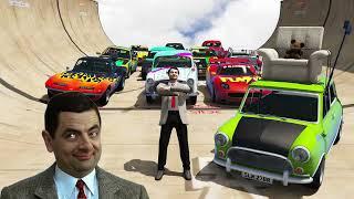 MR BEAN CARTOON EPIC RAMP STUNT IN GTA 5