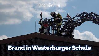 Brand in Westerburger Schule: Pressesprecher der Feuerwehr zum Einsatz