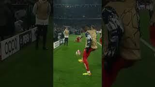 When Mathys Tel got the ball kid to help him warm up during a UCL quarter-final 