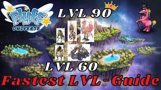 Flyff Universe - Level Guide  Fastest lvl 60 to 90 - Best MMO 2022