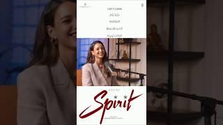Tripti Dimri CONFIRMED in SPIRIT Movie! | Sandeep Reddy Vanga x Prabhas Collab Official! 