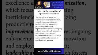What are the Four Pillars of Operational Excellence? | Key to Business Success