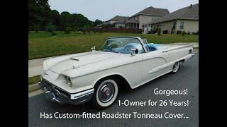 1960 THUNDERBIRD CONVERTIBLE ROADSTER - PART 1 FOR SALE!