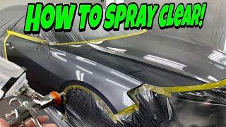 Car Painting: How to Spray the BEST LOOKING Clearcoat!