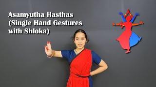 Bharathanatyam Class - 6 | Asamyutha Hasthas | Kannada || Noopura Nrithyalaya