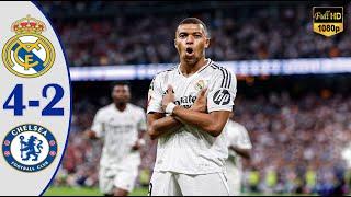 Real Madrid vs Chelsea - UEFA Champions League - Mbappe Hattrick!! - Highlights & All Goals 2024