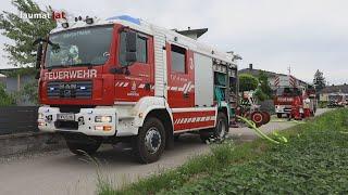 Kellerbrand in einem Einfamilienhaus in Marchtrenk