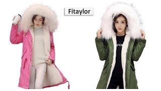 Зимняя одежда с Aliexpress   модная женская куртка