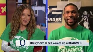 NFL Good Morning Football’s Kay Adams with #NyheimHines, MDA National Spokesperson