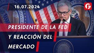 Market Watch. Presidente de la Fed y reacción del mercado