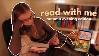 real time read with me *autumn evening edition* ️ (45 minutes with cozy background music)