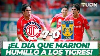 ¡Goleada histórica! Bruno Marioni y el Toluca golean a los Tigres I Toluca 7-0 Tigres AP06 I TUDN