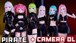 【MMD X 1k Subs! + Original Camera DL】 ⸢Everglow⸥ 【⭒Pirate⭒】 ⸢Haku, teto, Gumi, IA, Miku, Luka⸥