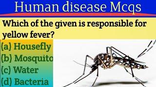 Human health and  diseass mcq for neet || biology most repeated question (15) human disease mcqs