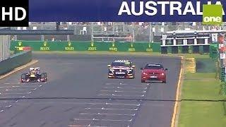 Red Bull F1 vs V8 Supercar vs C63 AMG (2014, Melbourne Australia)