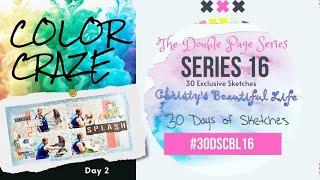 Scrapbooking Process Video: Sunkissed Seaside Adventure (Color Craze 2024)