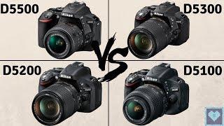 Nikon D5500 vs D5300 vs D5200 vs D5100 | In-Depth Comparison