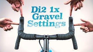 My Di2 Settings for a 1x Gravel bike + E-tube iOS app walkthrough