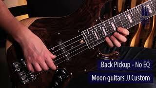Moon Guitars JJ custom shop Live Demo - BassFreaks.net