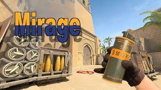 The best MIRAGE smokes in my OPINION on T side