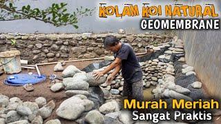 Cara Membuat Kolam Koi Geomembran (Kolam Koi Natural Geomembran) #1