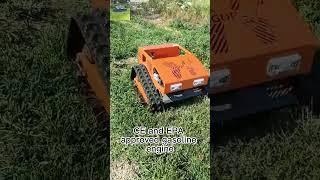 best quality remote controlled tracked robot mower made in China