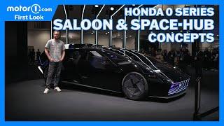 Honda 0 Series Saloon & Space-Hub: First Look Debut | Honda EV Concepts