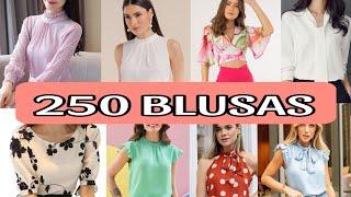 Moda!! 2024 BLUSAS ELEGANTES EN TENDENCIA DE MODA 2024| 250 modelos de BLUSAS FEMENINAS Y ELEGANTES