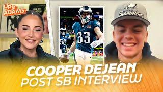 Cooper DeJean on Eagles Defense, Pick Six on Birthday, Not Blitzing Mahomes, Caitlin Clark Congrats