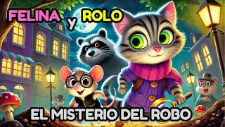  Felina y Rolo: El Misterio del Robo | Cuentos Infantiles | Cuentos para Dormir