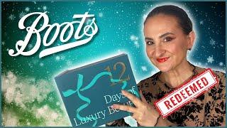 BOOTS 12 DAYS OF LUXURY BEAUTY ADVENT CALENDAR UNBOXING 2024