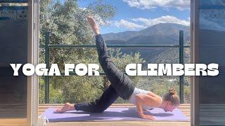 20 min Full Body Yoga for Climbers |  El Chorro, Spain