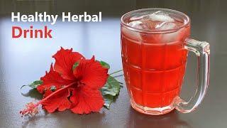 Hibiscus Drink | Herbal Remedy For Thyroid | Weight Loss | Get Younger Glowing Skin | Herbal Drink