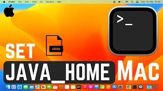 How to set JAVA_HOME on Mac | Setting up $JAVA_HOME on macOS (2024)